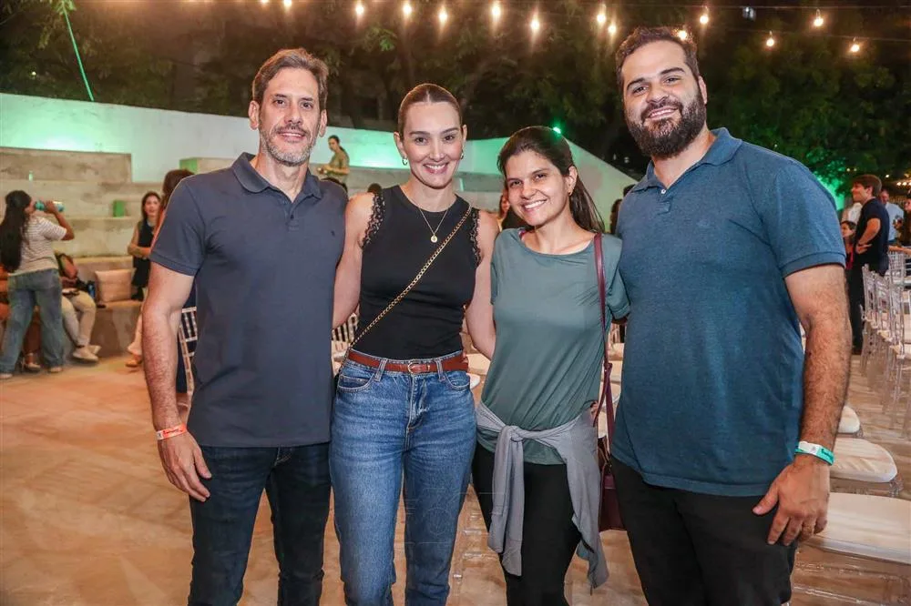 André, Irina Nogueira, Vanessa Elery e Francisco Neto
