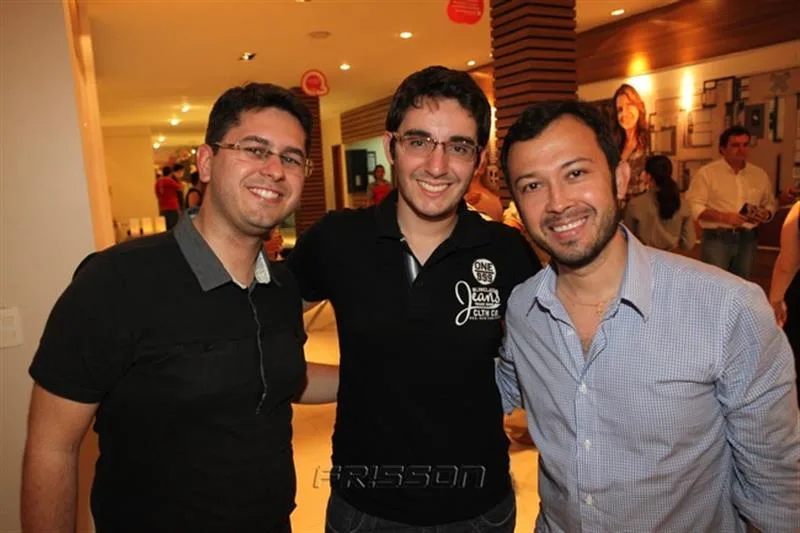 Caio Vieira, Welington Gomes e Lucilio Lessa