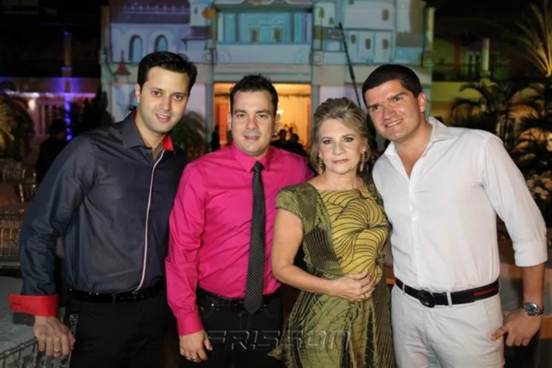 Daniel Eleuterio, Miguel Filho, Rosângela Dias e David Moura do Carmo