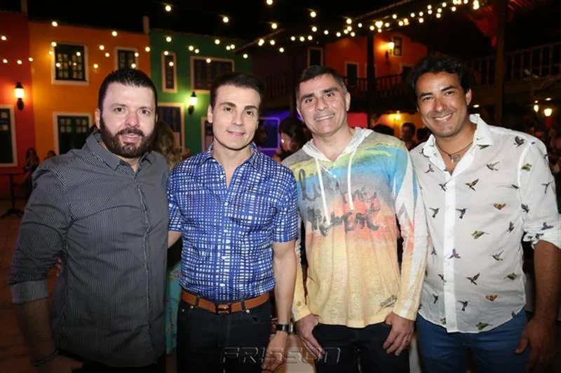 Cesar Martins, Rodrigo Maia, Luciano Vidal e Nonato Barreto