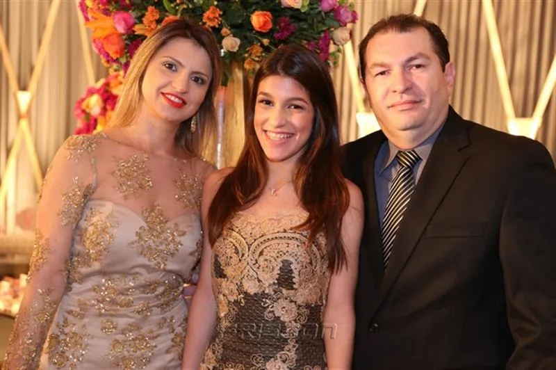 Adriana, Luana e Marcelo Arraiz