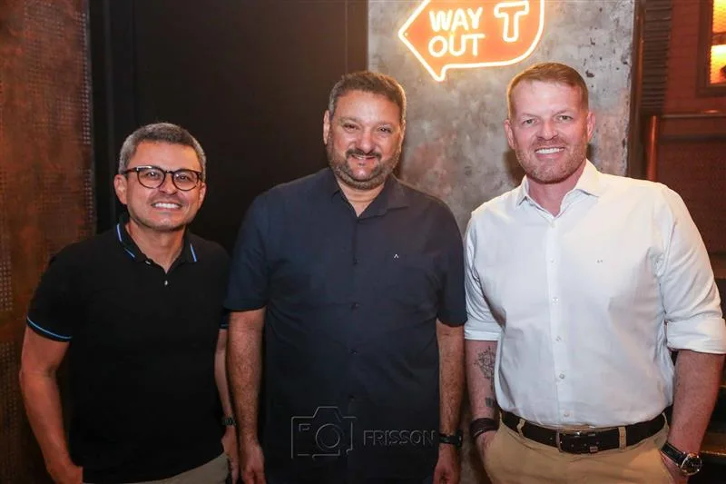 Adriano Muniz, Patriolino Dias e Lissandro Turatti