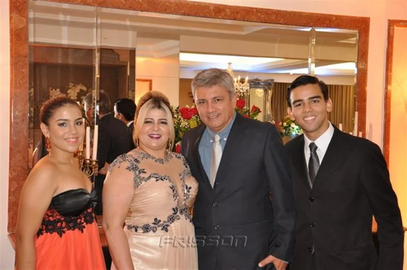 Bárbara, Dolores, Cleófilo e Pedro Aragão