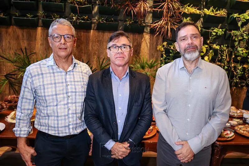 Alberto Moura, Carlos Falconiere e Paulo Sergio Oliveira