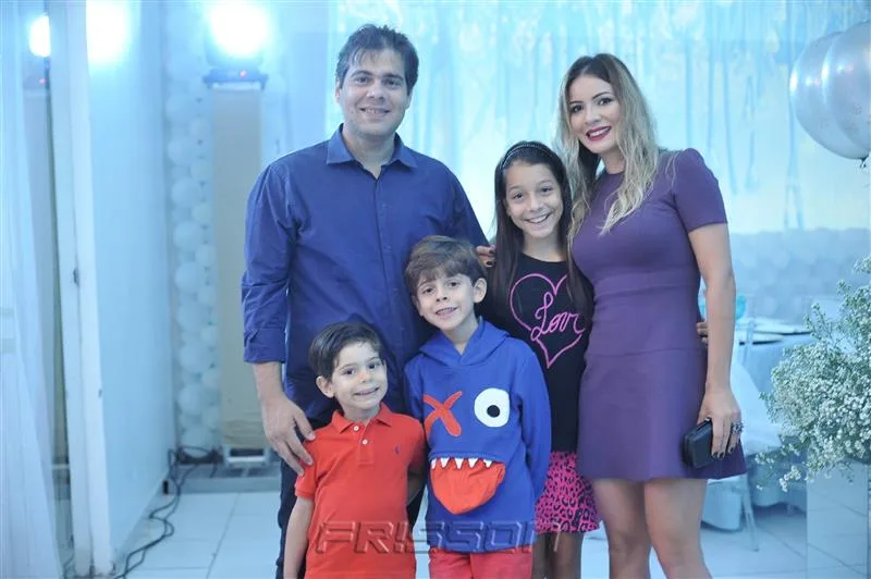 Celso Henrique, Carina, Felipe Celso e Victória Rodrigues