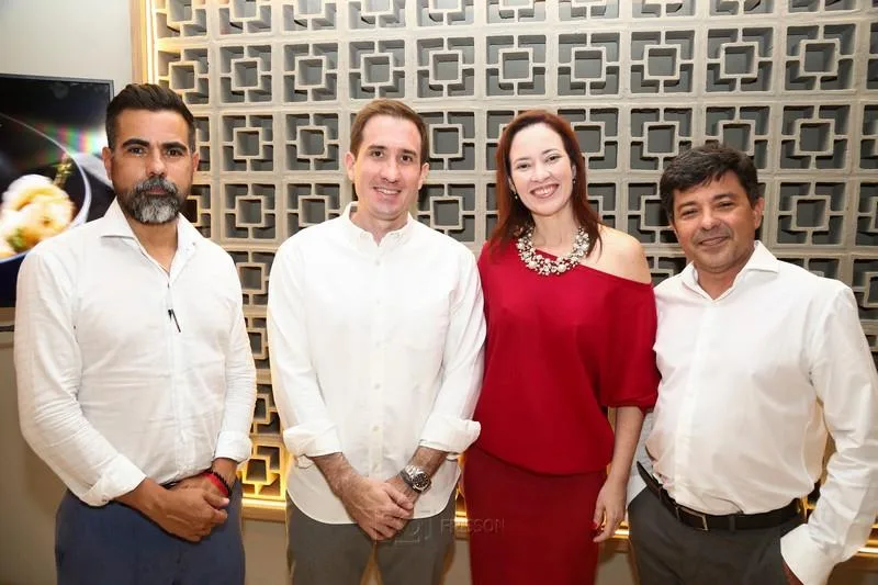 Mauricio Junior, Luiz Bittencourt, Débora Sombra e Henrique Javi