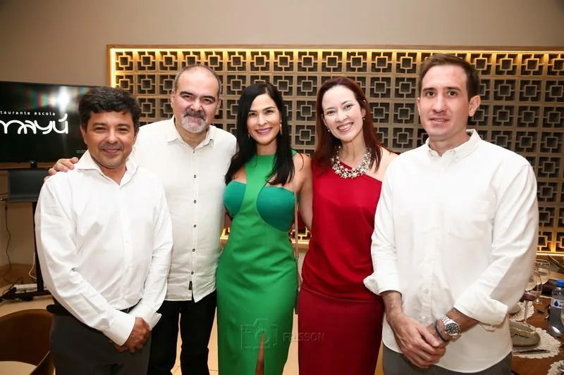 Henrique Javi, Bosco Couto, Luciana Yarzon, Débora Sombra e Luiz Bittencourt