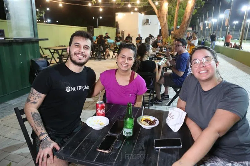 Caio Almeida, Lais Pires e Ellen Nunes