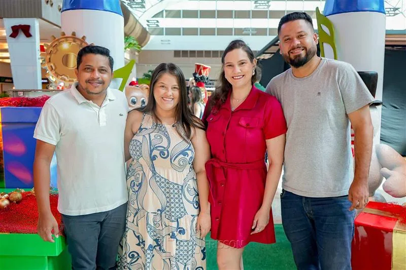 Batista Santos, Thalia Caboclo, Rafaella Pinto e Carlos Henrique