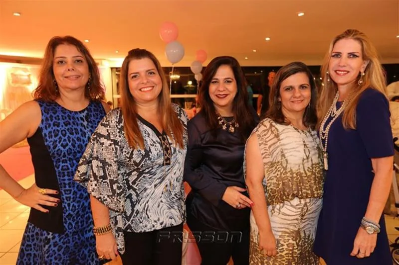 Cláudia Gradvohl, Silvinha Carneiro, Martinha Assunção, Nájla Corrêa e Marjorie Vidigal