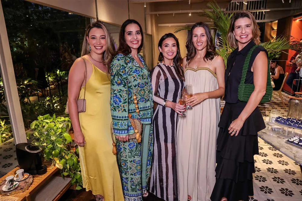 Gabriela Sobral, Tici Sanford, Renata Marinho, Brenda Rolim e Suzana Fiúza