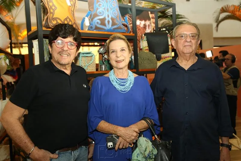 Dito Machado, Anya Ribeiro e Nilo Sergio Holanda