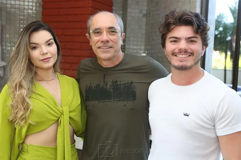 Larissa Vasconcelos, Betinho Santos e Michael Dias