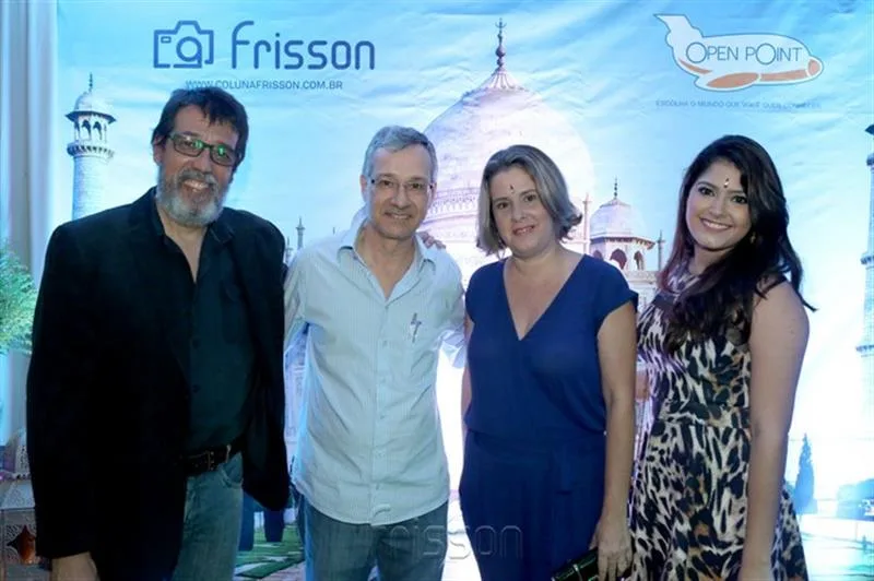 Carlos Bittencourt, Fernando Jorge, Danielle Pontes e Carol Sousa