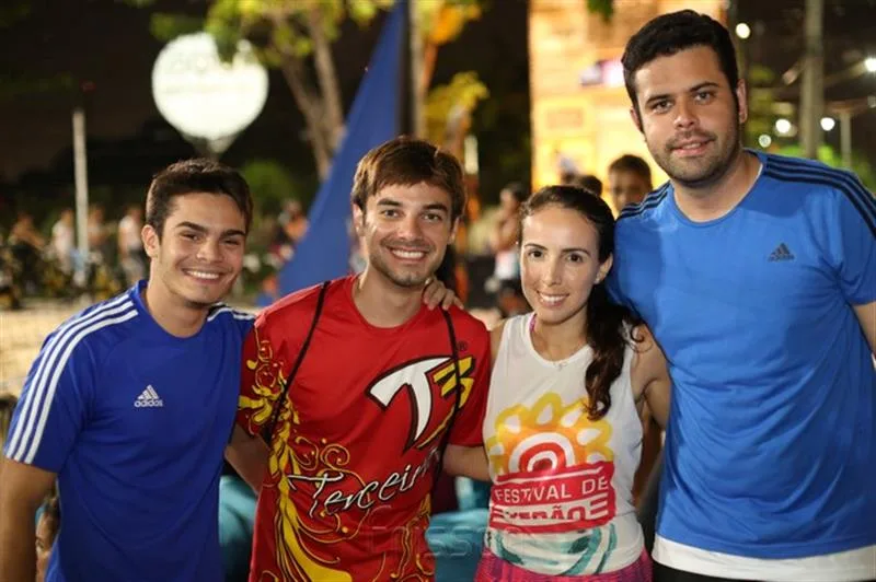 Icaro Leite, Daniel Marinho, Julia Reis e Bruno Menezes