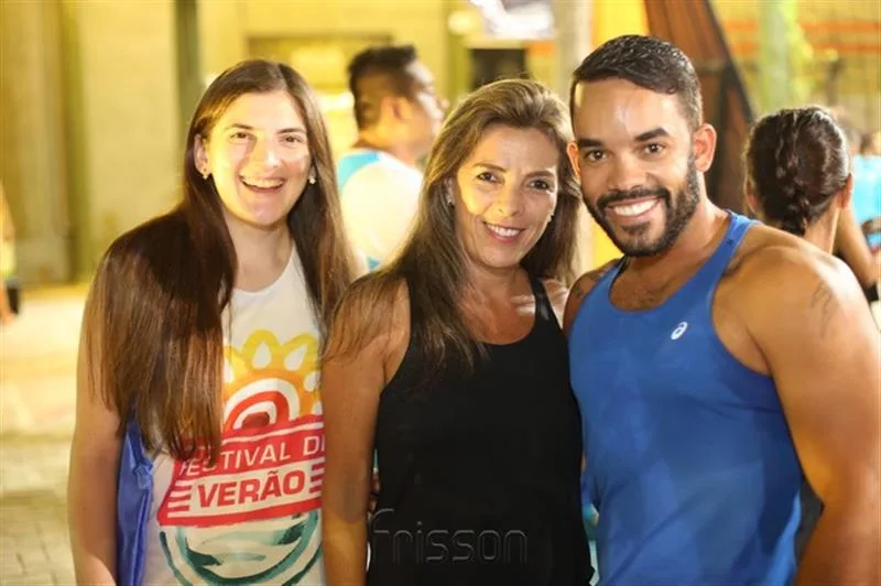 Isabelle Portela, Adriana Ponte e David Lima