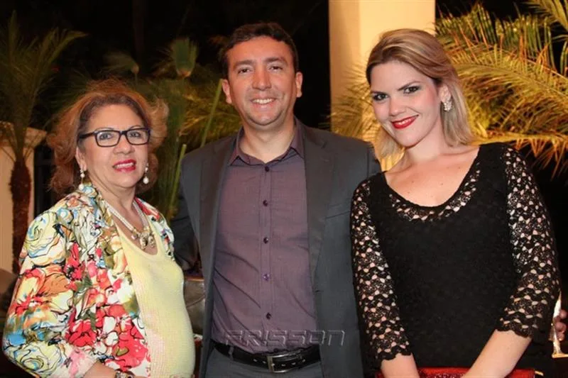 Francisca Liduína Santos, Cícero Cleano e Júlia Cabral