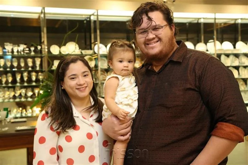 Ana Patricia, Maria Clara e Daniel Rebouças