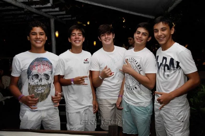 Alexandre Ventura, Saulo Crispim, Henrique Gondim, Pedro Victor e Aloísio Ramalho