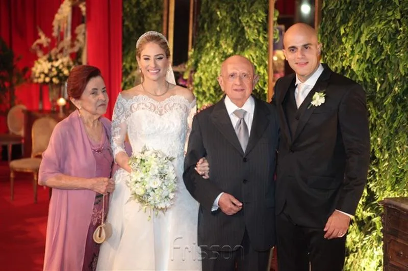 Alice, Flavia Neves, Padre Jose Linhares e Francisco Valente