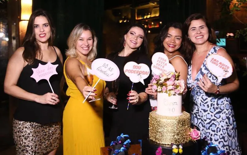 Ticiana Pinheiro, Fernanda Castro, Andrea Costa e Deubia Cavalcante