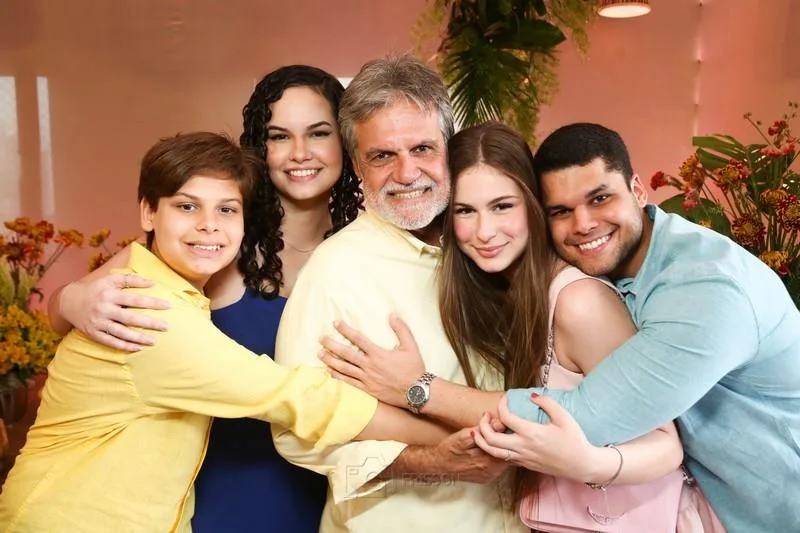 Paulo Miranda e filhos