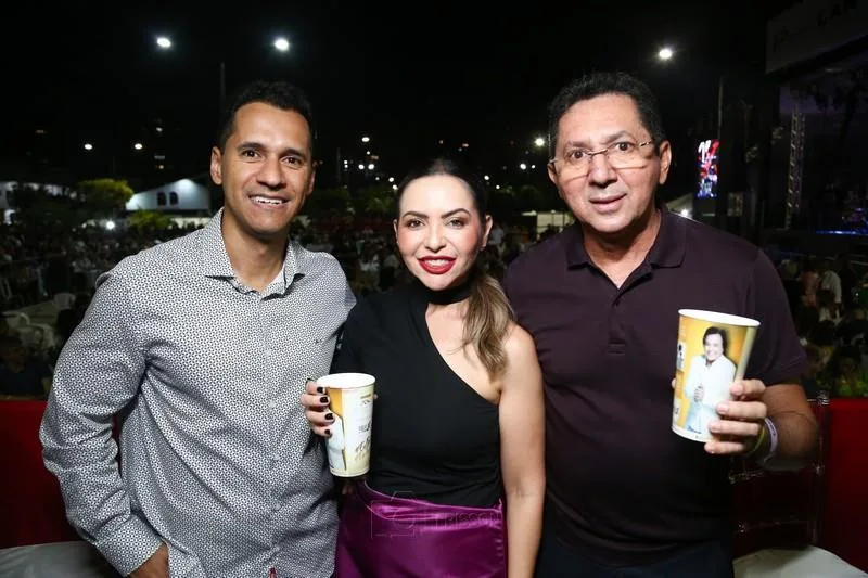 César Chalub, Alizandra Gomes e Luis Rodrigues