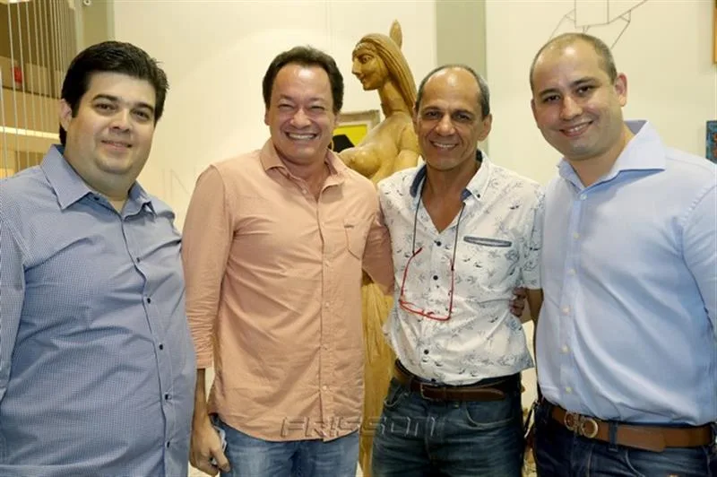Ailton Leitão, Pedro Coelho, Mano Alencar e André Linheiro
