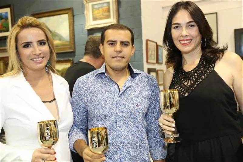Cristina Vasconcelos, Edu Oliveira e Izabela Fiúza