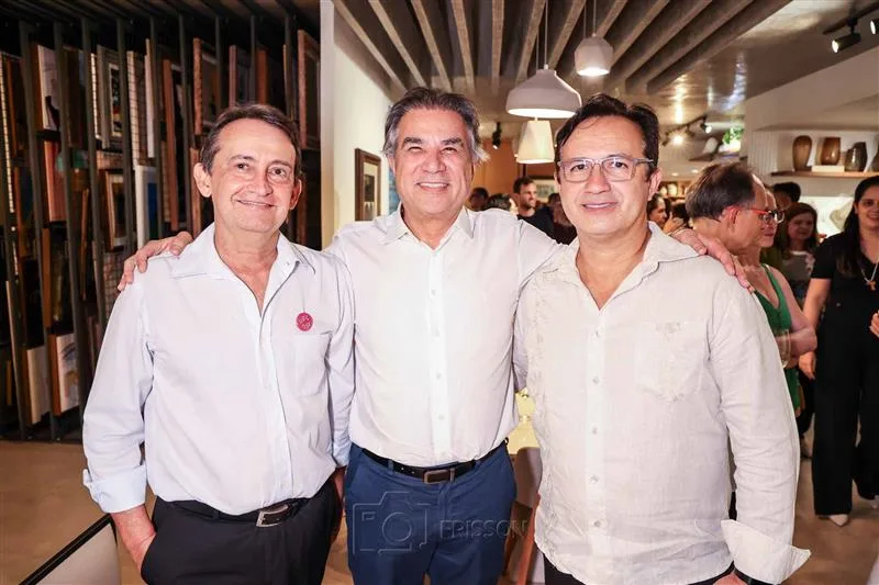 Carlos Almir Holanda, César Ferreira e Custódio Almeida