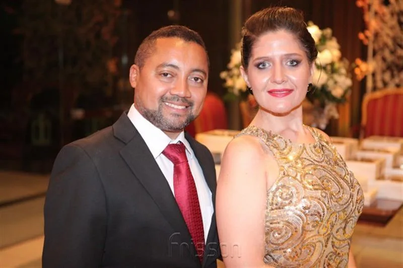 Adriano Silva e Eline Campelo