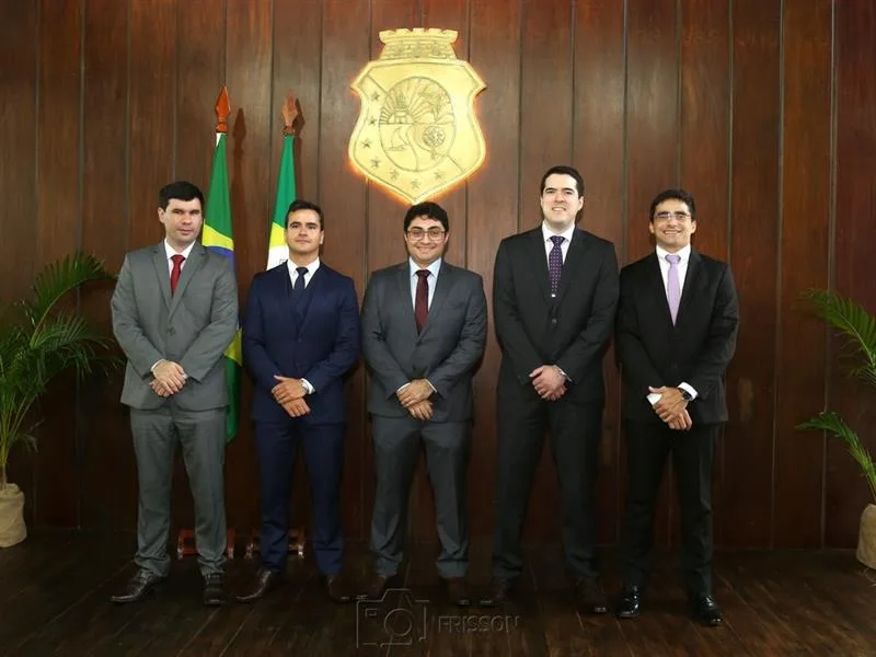 Atila Oliveira, Marcelo Capistrano, Antônio Carlos Filho, Rodrigo Arruda e Daniel Garcia