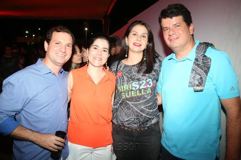 Campos Neto, Liana Rios, Fernanda e Robert Bezerra