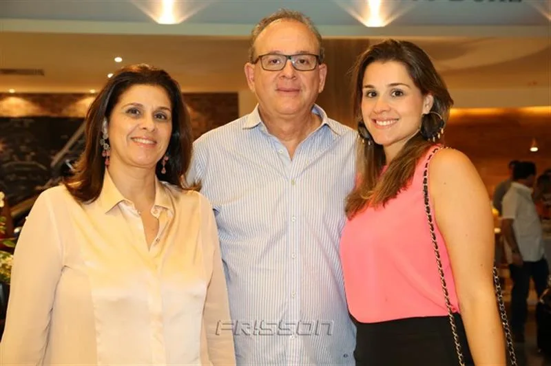Gina, Sérgio e Lilian Fiúza