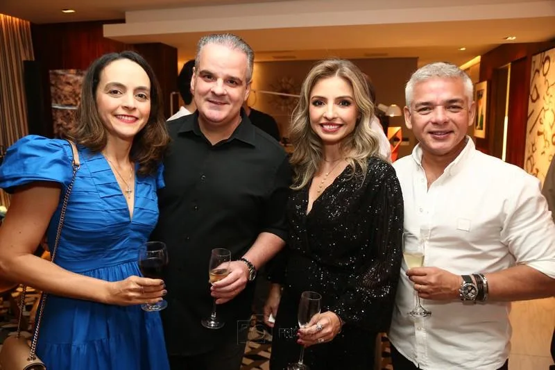 Andréia e Bernardo Maia, Danielle e Cristiano Peixoto