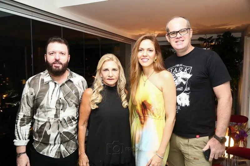 César Martins, Rosângela Dias, Ana Flávia Torquato e Célio Gurgel