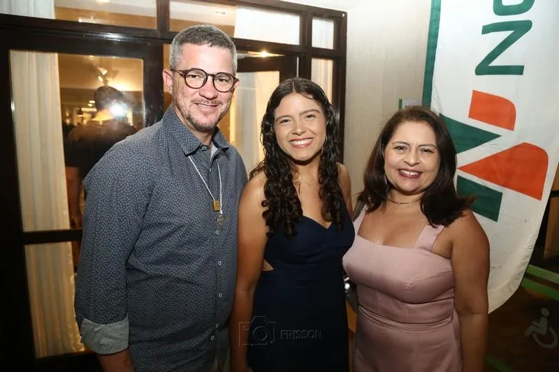 Celso Ricardo, Isabele Bandeira e Dafne Castro