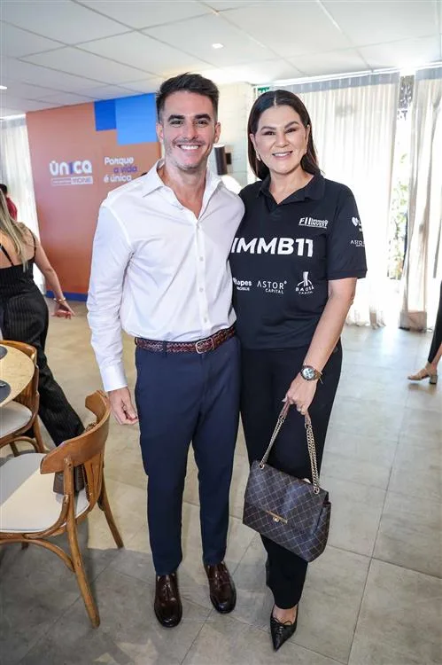 Davi Melo e Patricia Mota