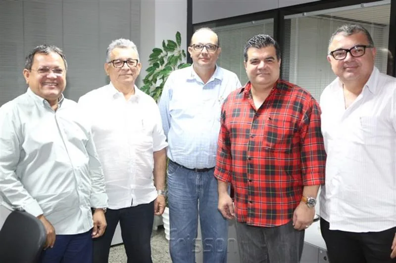 Andre Varela, Zairton Oliveira, Raul Girão, Odmar Feitosa e Vando Silveira