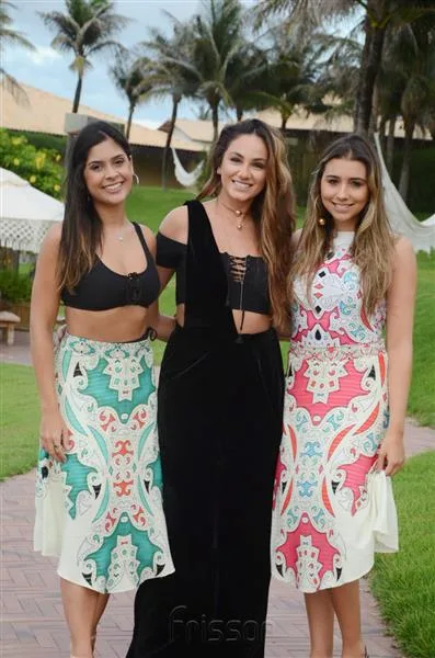 Germana Frota, Kika Bichucher e Amanda Diniz
