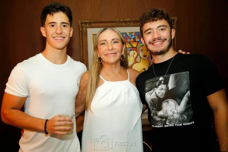 Gustavo, Ângela e Pedro Gurgel
