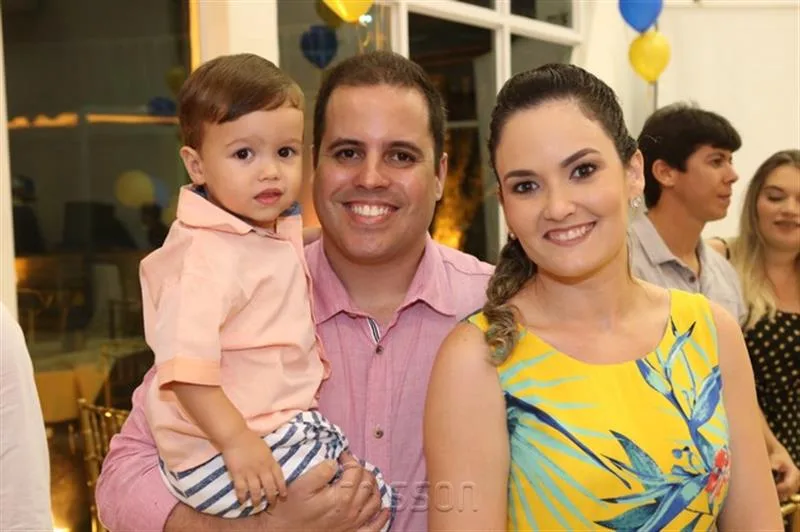 Artur, Leonardo e Sarah Dantas