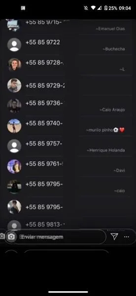 Print de denúncia