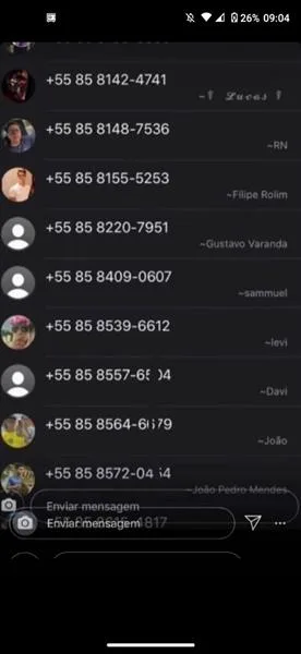 Print de denúncia