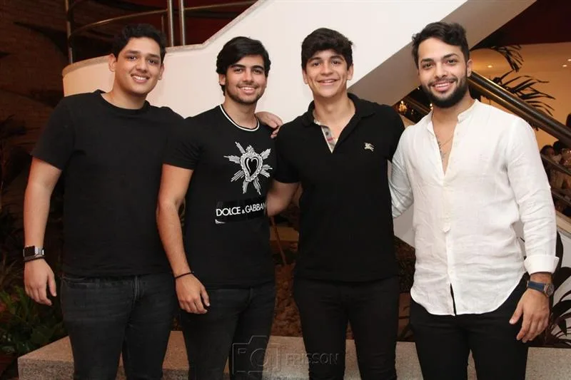 Caio Costa, João Vitor Monterei, Wallace Ribas e João Arthur Leitão