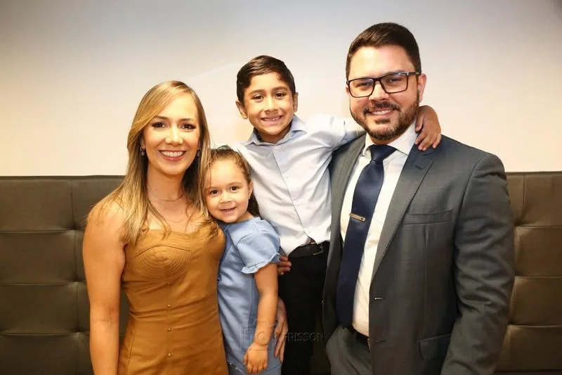 Camila Lucena, Laura, Murilo e Felipe Teixeira