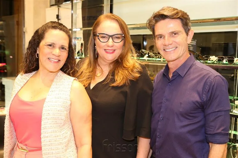 Ivana Carneiro, Luiziane Cavalcante e Everson Paz