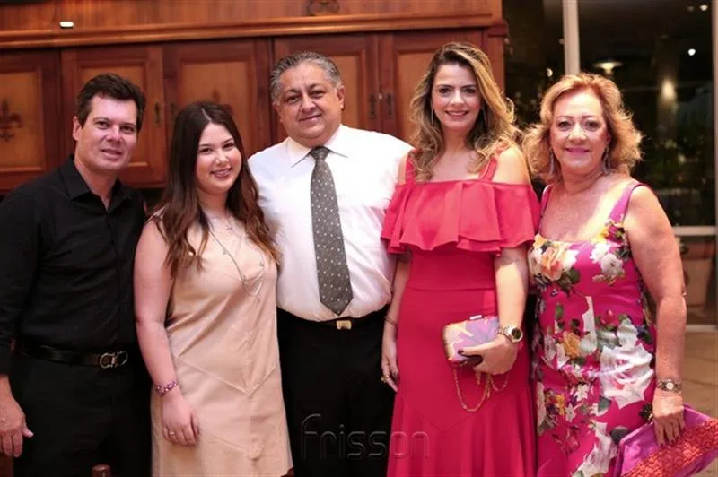 Claudio, Marcela Dias Branco, Adriano, Tais Pinto e Tania Teixeira