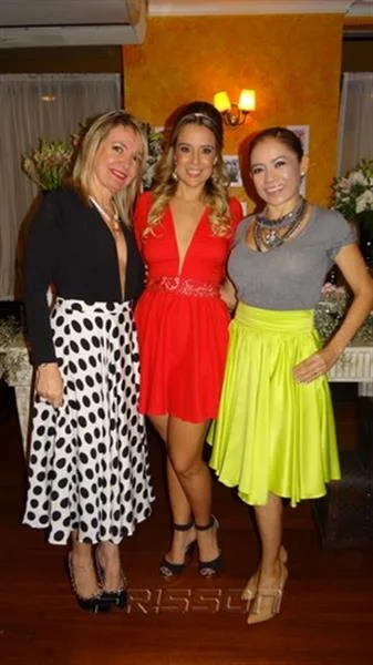 Aleyde Felício, Juliana Brito e Suzy Sulivan