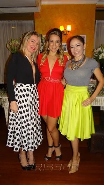 Aleide Felício, Juliana Brito e Suzy Sullivan
